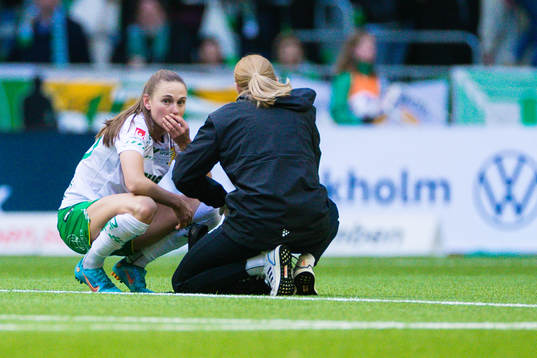 Hammarbys Vilde Hasund deppar