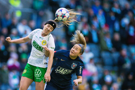Hammarbys Emma Westin och Eskilstunas Emma Engström