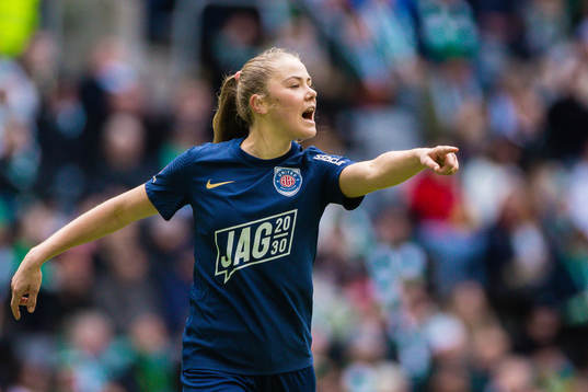 Eskilstunas Johanna Aalstad Baekkelund reagerar