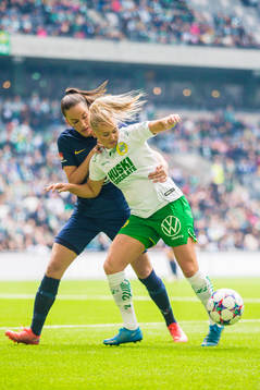 Eskilstunas Anna Oscarsson och Hammarbys Emma Jansson