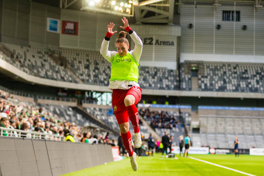 Hammarbys målvakt Hannah Kohl