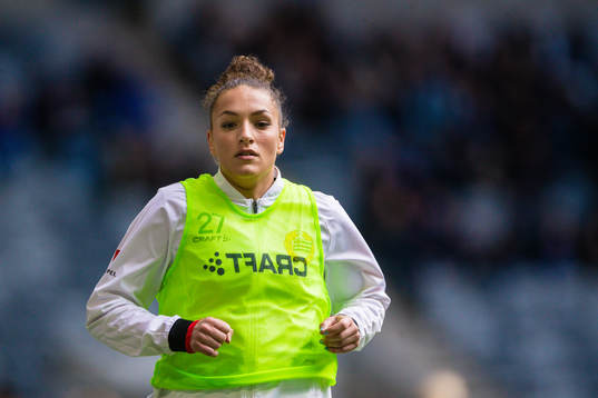 Hammarbys målvakt Hannah Kohl