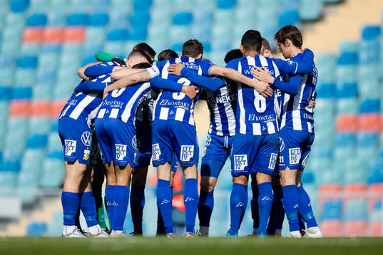 IFK Göteborg samlade innan träningsmatchen i fotboll
