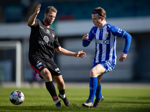 Fredrikstads Olav Öby och IFK Göteborgs Anton Pärleholt