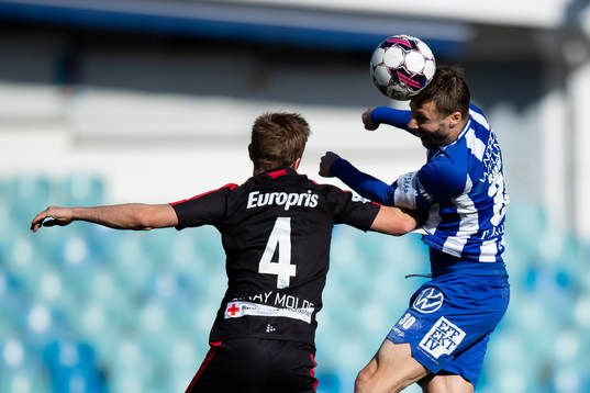 Fredrikstads Stian Stray Molde och IFK Göteborgs Mattias