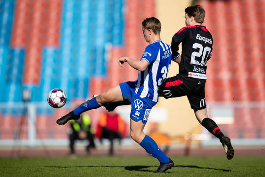 IFK Göteborgs Linus Carlstrand och Fredrikstads Håvard