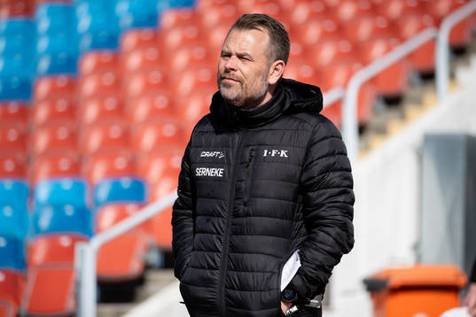 IFK Göteborgs tränare Mikael Stahre innan
