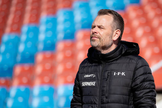 IFK Göteborgs tränare Mikael Stahre innan