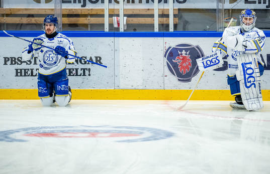 Leksands Matt Caito och målvakt Kasimir Kaskisuo