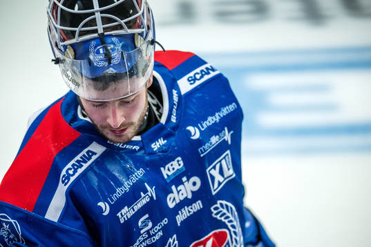 Oskarshamns målvakt Tim Juel
