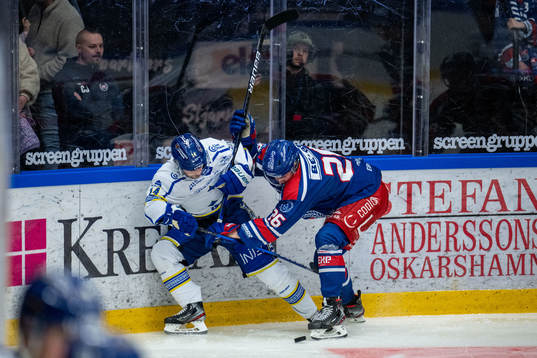 Leksands Oskar Lang och Oskarshamns Lukas Pilö