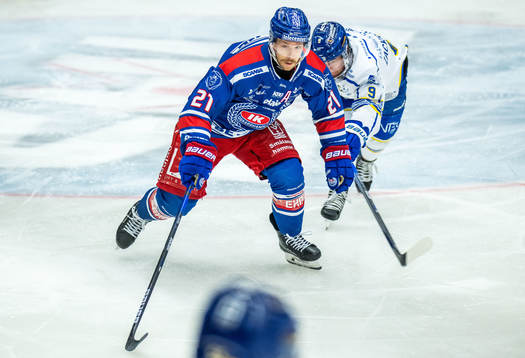 Oskarshamns Brian Cooper och Leksands Patrik Zackrisson
