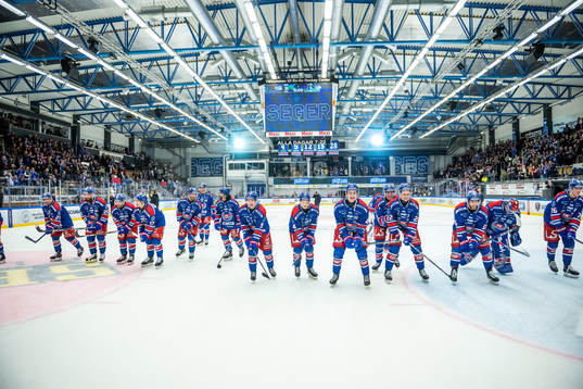 Oskarshamns spelare jublar