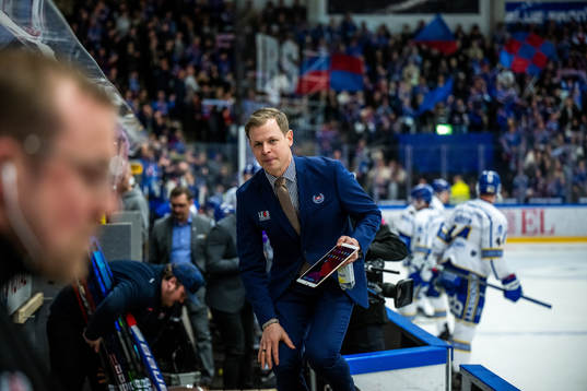 Oskarshamns tränare Martin Filander