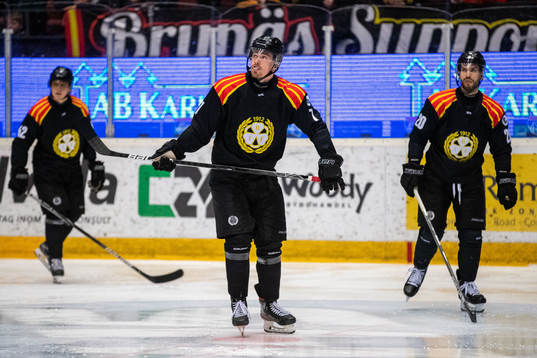 Brynäs Marcus Björk och Oula Palve deppar
