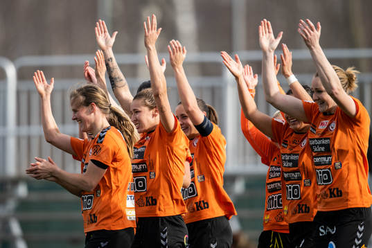Kristianstads Tabitha Tindell jublar