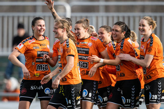 Kristianstads Tabitha Tindell jublar