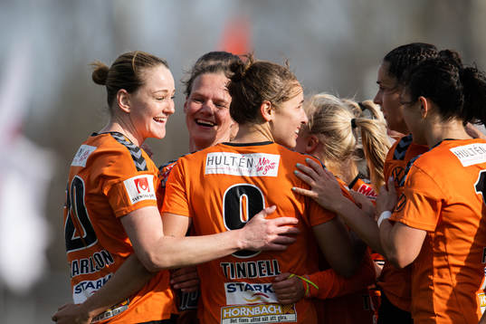 Kristianstads Tabitha Tindell jublar