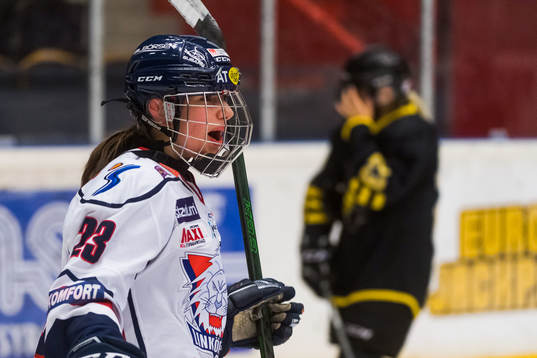 Linköpings Lisa Östrup jublar