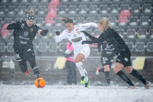 Umeås Lisa Dahlkvist och Wilma Carlsson