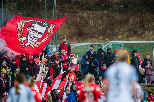 Spectators in the stands