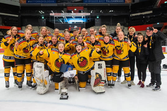 Luleås spelare jublar