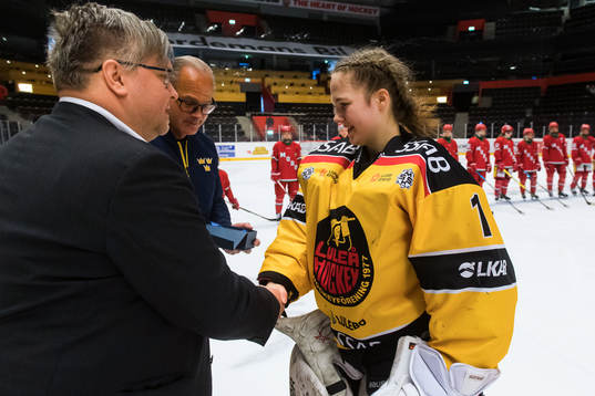 Luleås Målvakt Emmy Nordström-Åmark