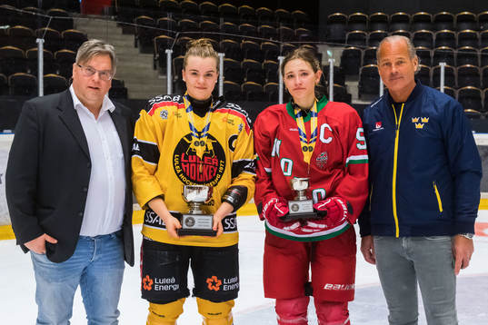 Luleås Tilde Sjödin och Modos Olivia Lindberg