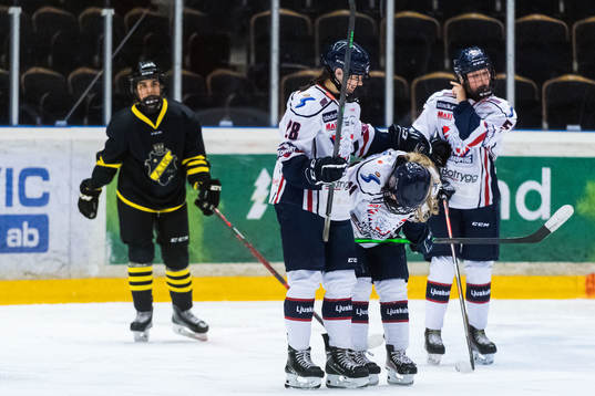 Linköpings Linnea Horn, Elvira Sörlin och Isabell Jansson