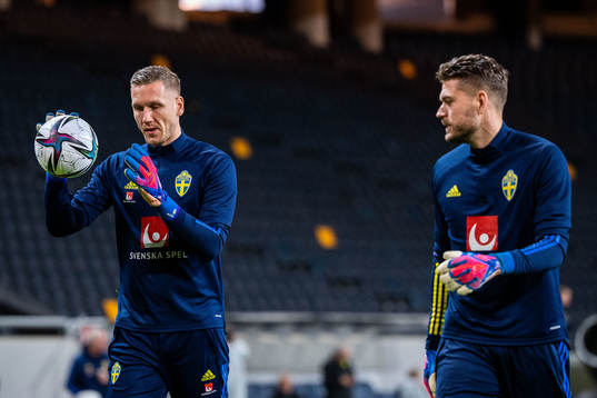 Goalkeeper Robin Olsen and Goalkeeper Kristoffer Nordfeldt