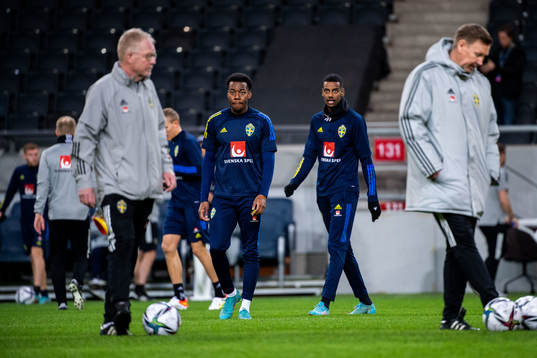 Anthony Elanga and Alexander Isak