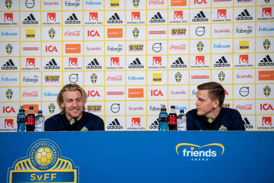 Emil Forsberg and Joakim Nilsson