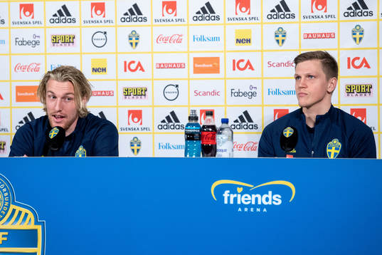 Emil Forsberg and Joakim Nilsson
