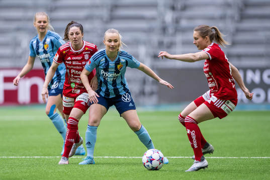 Piteås Josefin Johansson och Djurgårdens Tove Almqvist