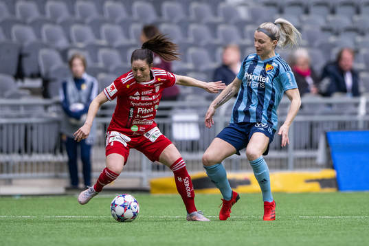 Piteås Josefin Johansson och Djurgårdens Sara Olai