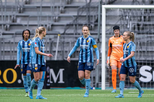 Djurgårdens Sanna Kullberg deppar