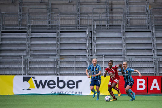 Djurgårdens StinaLisa Johansson och Tove Almqvist