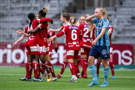 Djurgårdens Tove Almqvist deppar