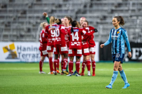 Djurgårdens Julia Walentowicz deppar