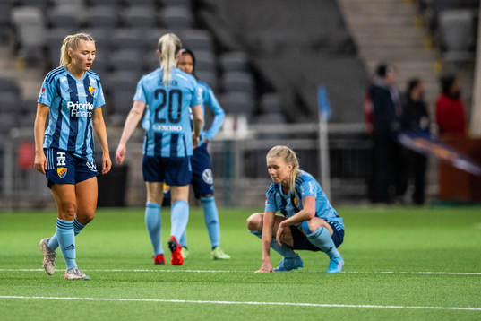 Djurgårdens Louise Hvarfner deppar
