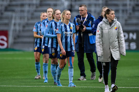 Djurgårdens Nellie Lilja deppar