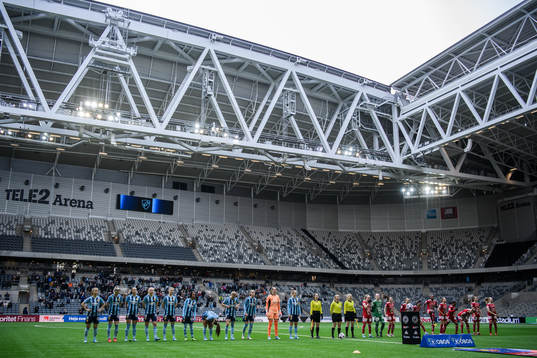 Djurgårdens och Piteås spelare