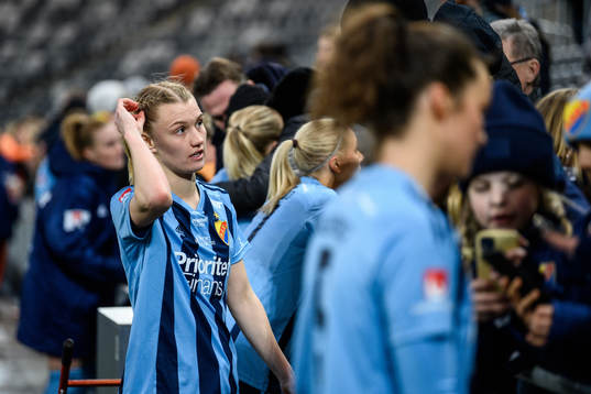 Djurgårdens Sara Olai deppar