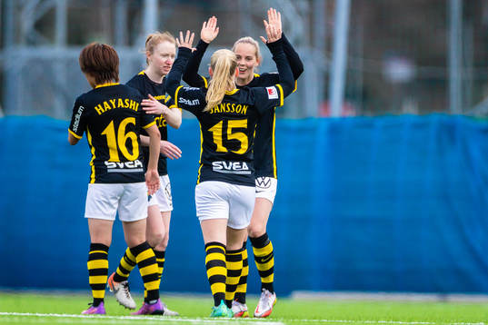 s Honoka Hayashi, Caroline Murray, Emelie Jansson och Agnes