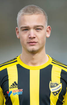 7 IFK Hässleholms Olle Kjellman Olblad i A-truppen,lagbild