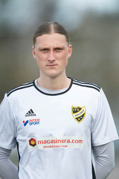 IFK Hässleholms Carl Lundahl Persson i A-truppen, lagbild