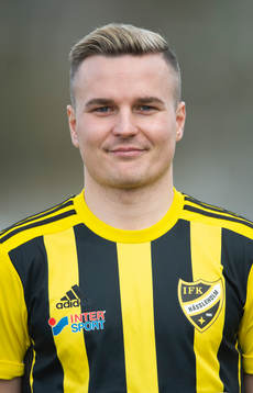 IFK Hässleholms Danny Gunnarsson i A-truppen, lagbild och