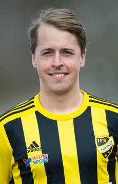 IFK Hässleholms Robin Strömberg i A-truppen, lagbild och