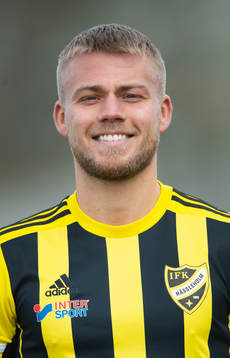 IFK Hässleholms Jens Lynard i A-truppen, lagbild och
