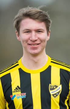 IFK Hässleholms Hugo Arvidsson i A-truppen, lagbild och